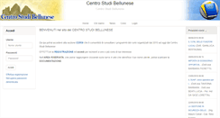 Desktop Screenshot of centrostudibellunese.it