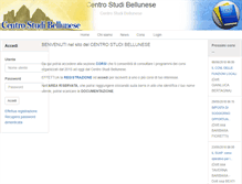 Tablet Screenshot of centrostudibellunese.it